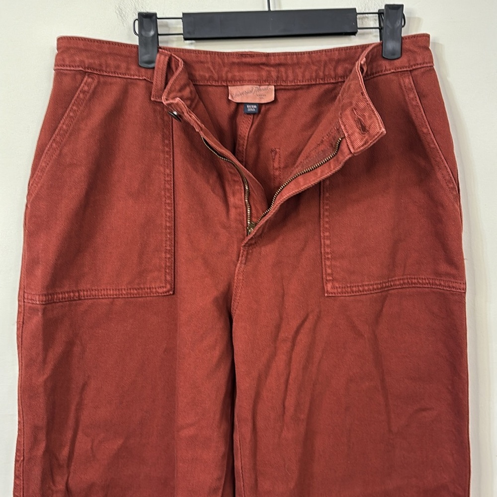 Universal Thread Rust Wide Leg Pants - Picture 6 of 11